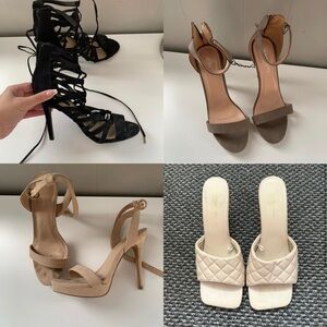 HEEL BUNDLE SIZE 8..4 PAIRS FOR $30 👠